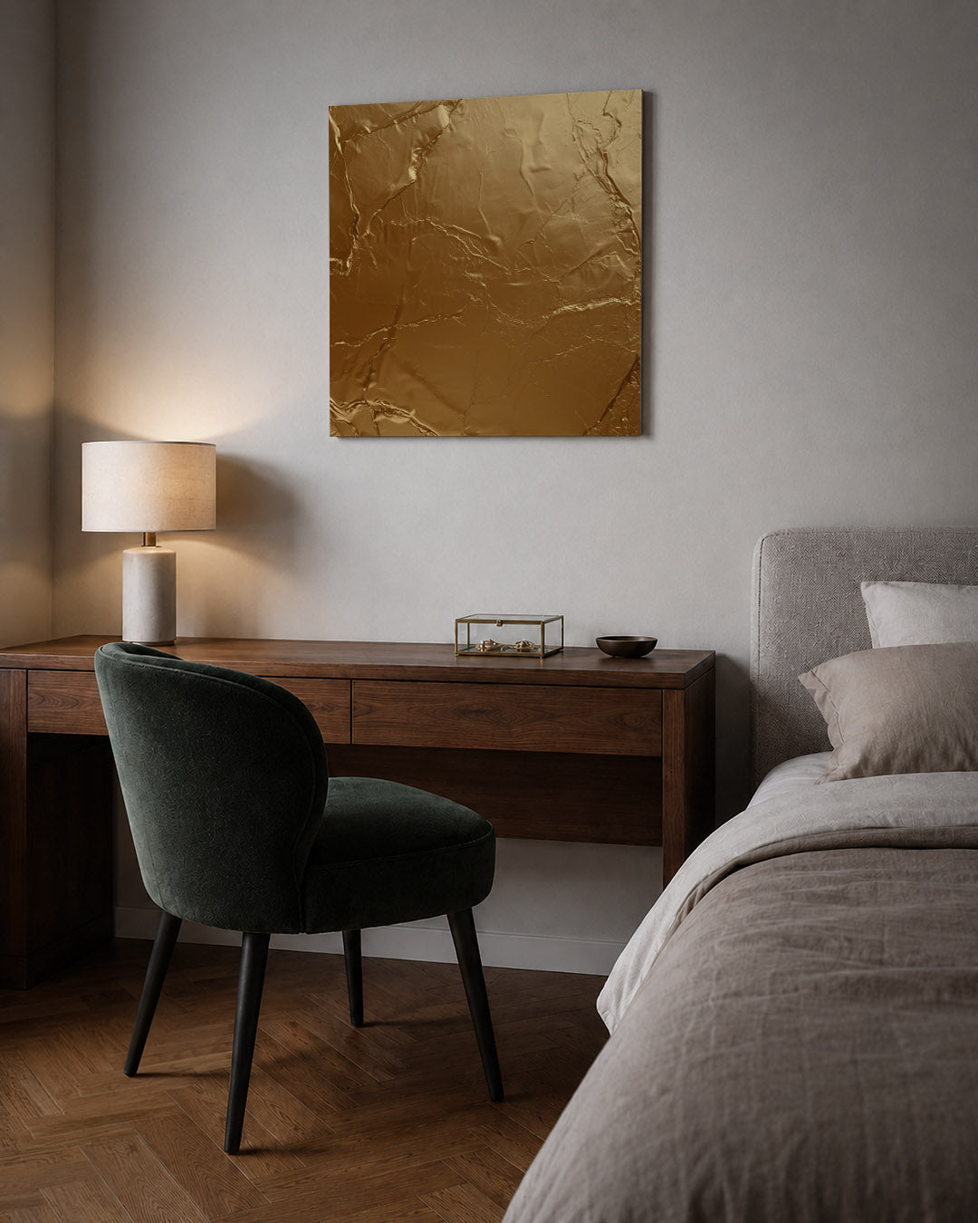 Gouden textuur Kunstwerk