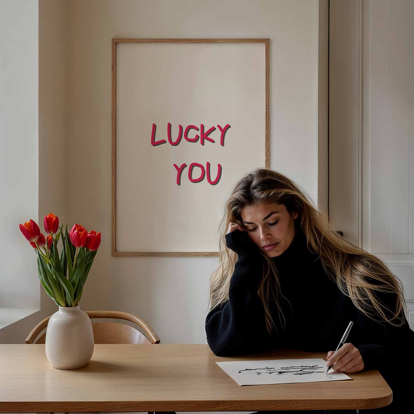 Lucky You Poster-WallArtistic