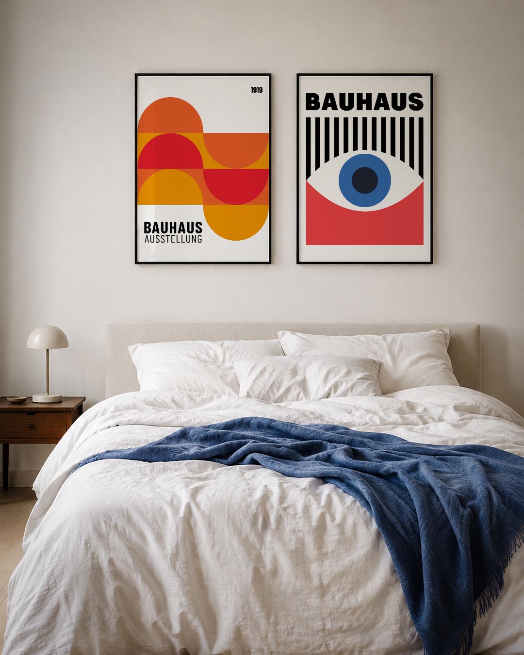 Kleurrijke halve cirkels Posterset