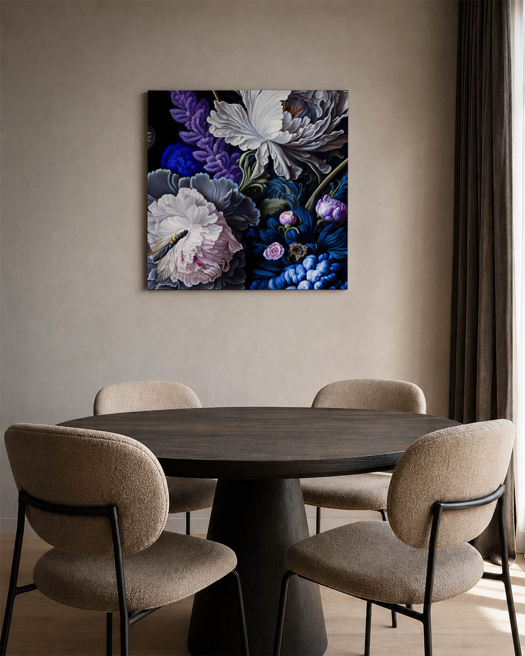 Bloemrijke compositie Kunstwerk