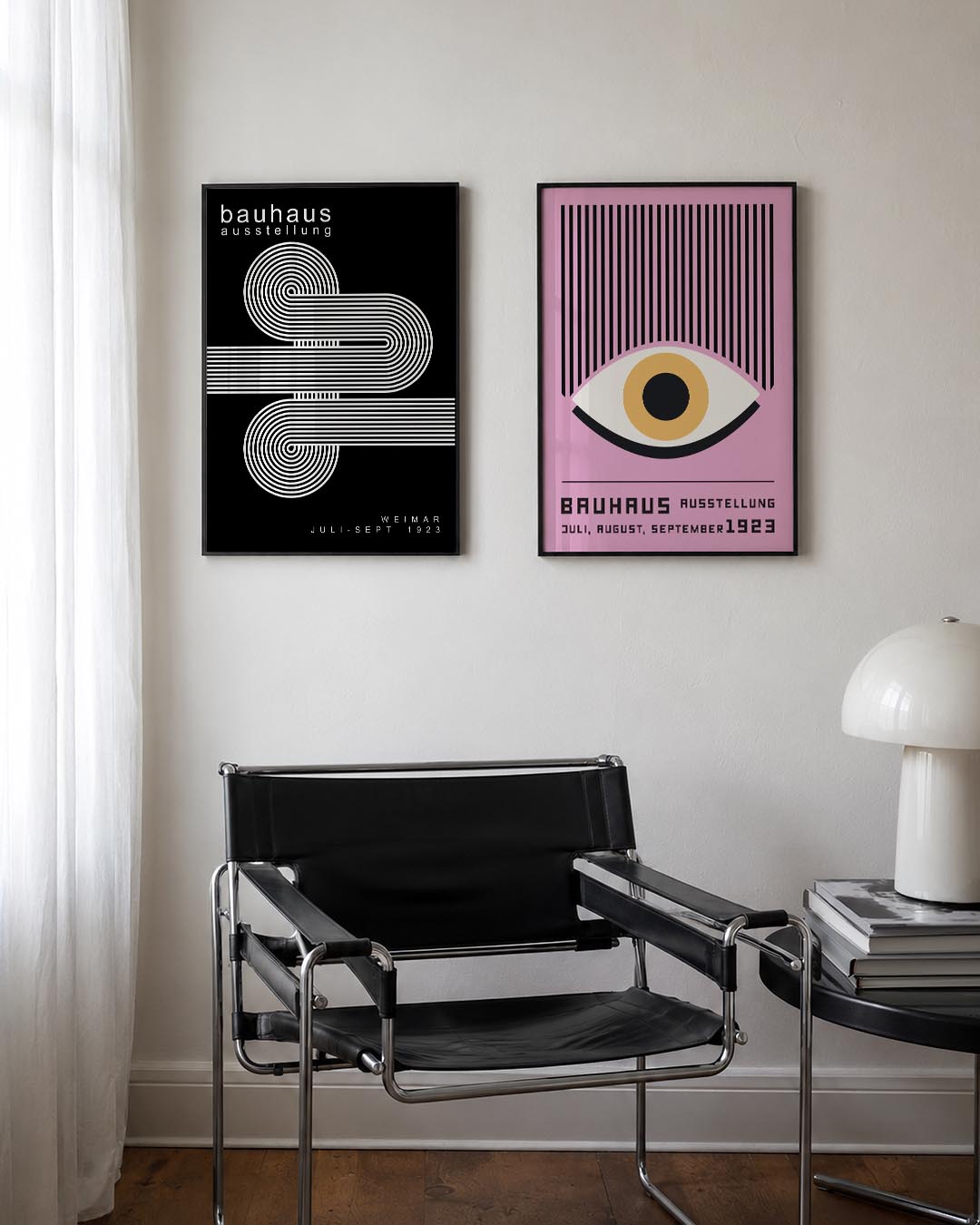 Lijnen en cirkelpatronen Posterset