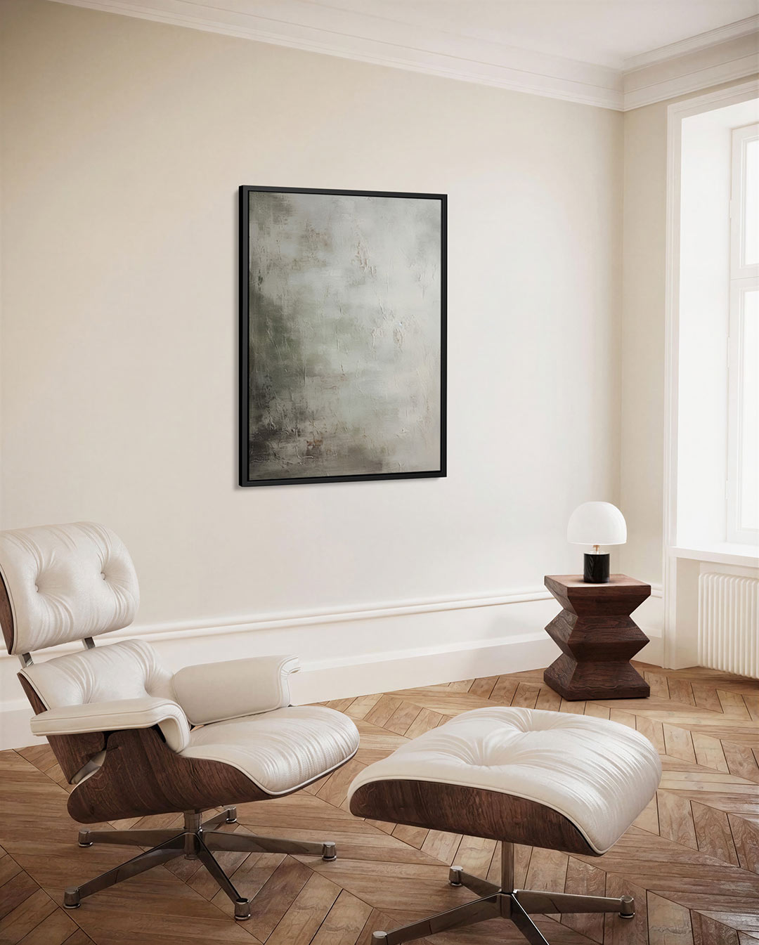 Rustige textuur compositie Kunstwerk