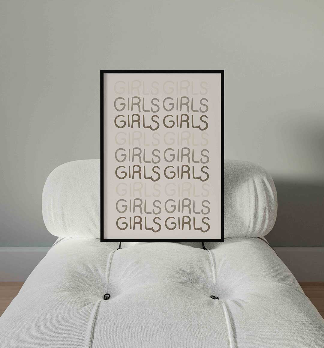Meervoudige girls Poster