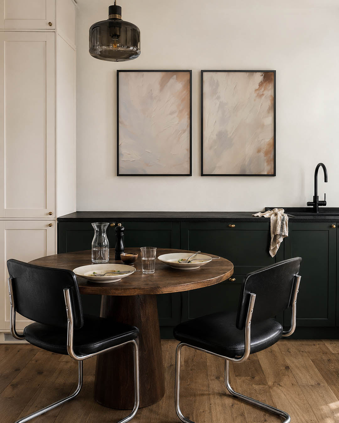 Zachte kleurvlakken Posterset