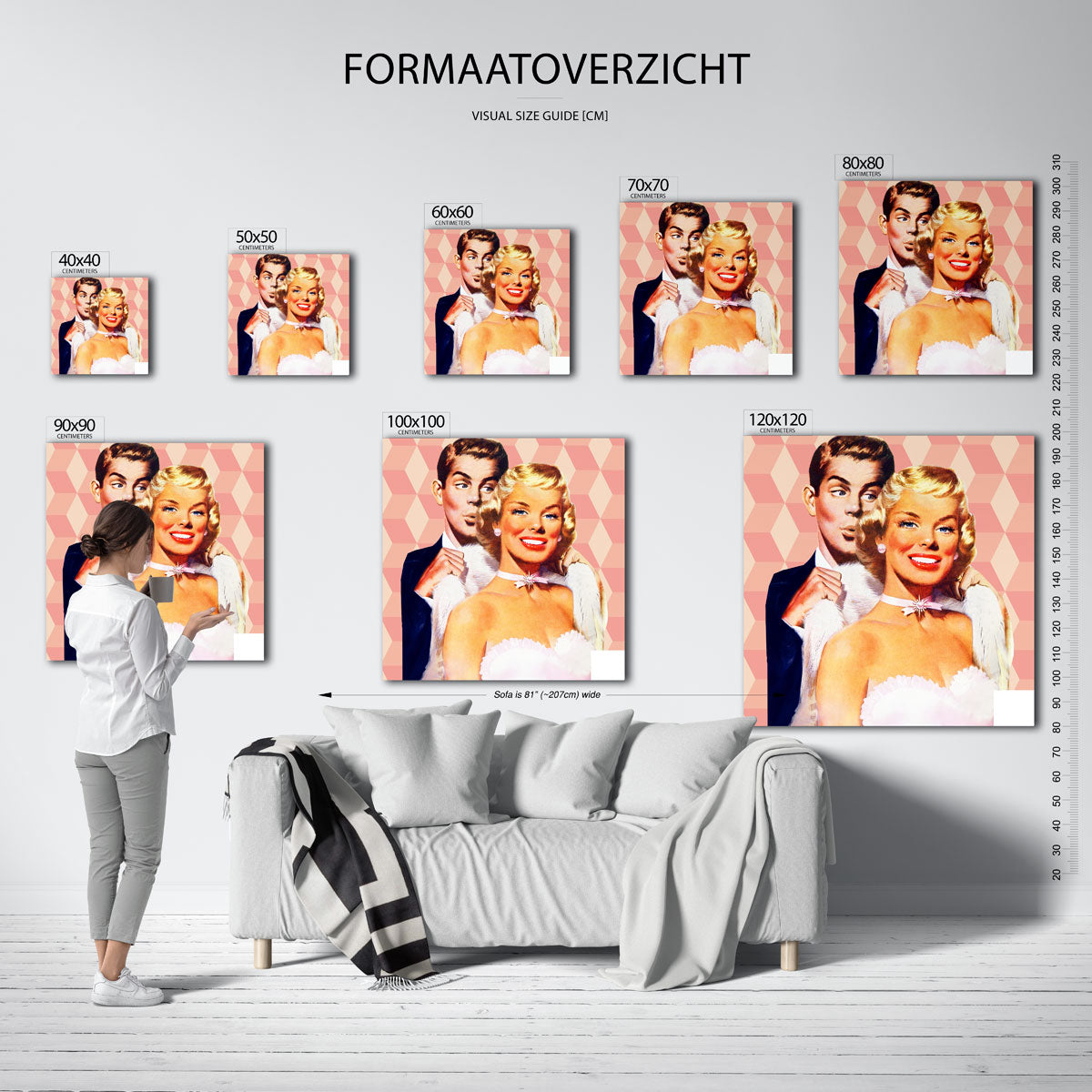 Retro koppel Poster