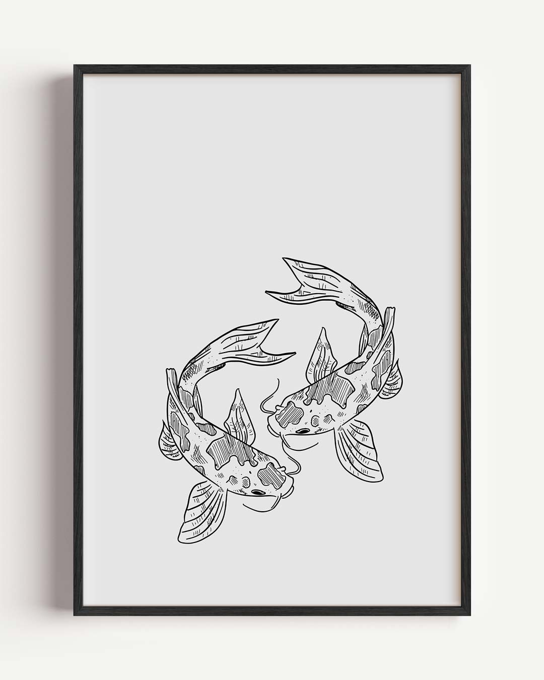 Elegante Koi Vissen Poster-WallArtistic