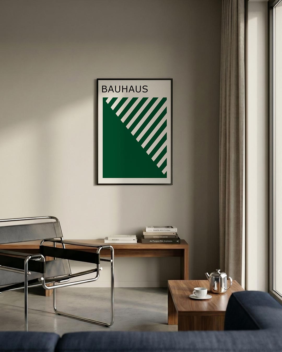 Diagonal lijnen Poster