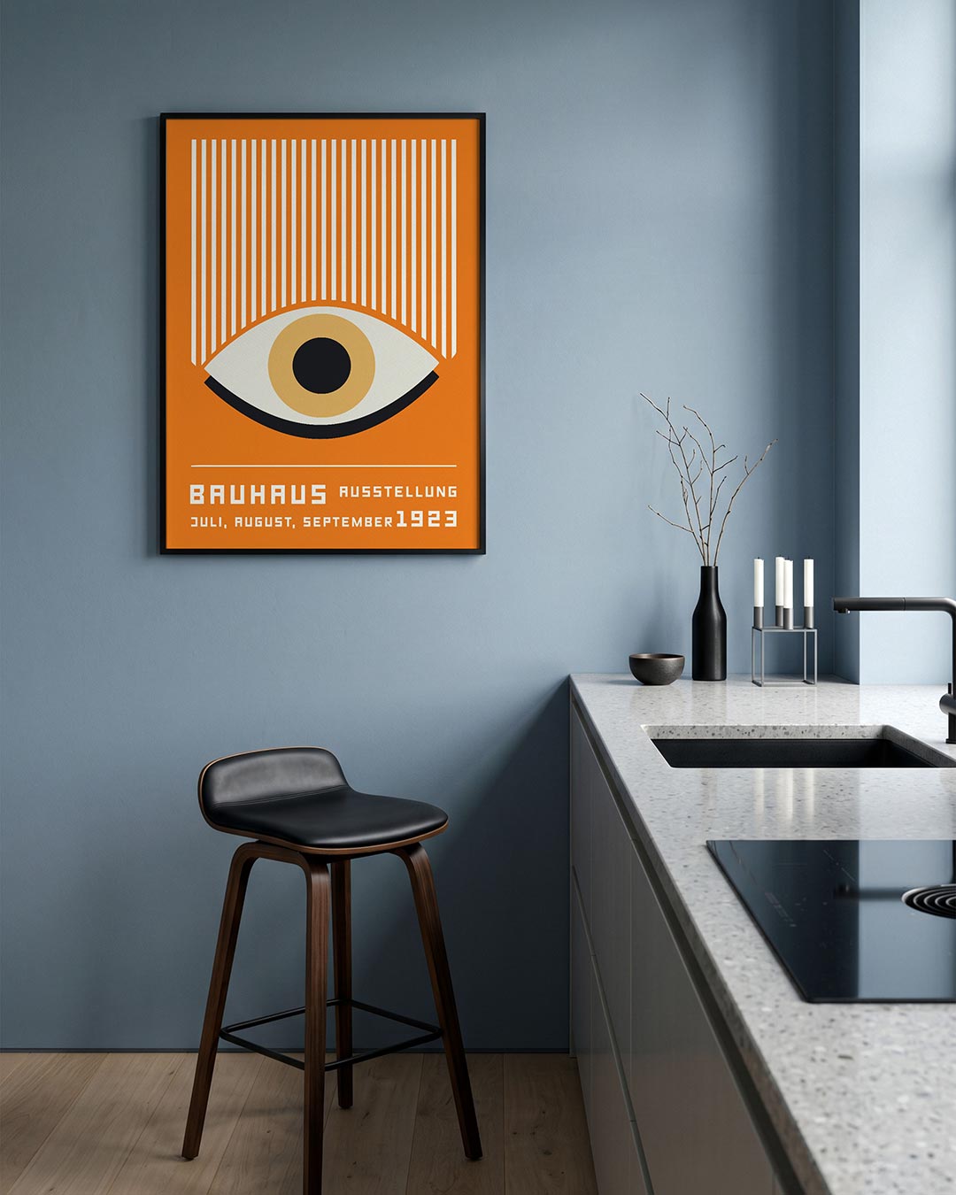 Oog en lijnen Poster