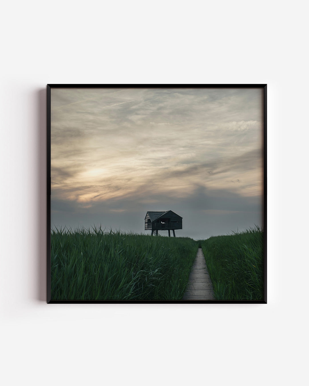 Rustieke houten hut Poster