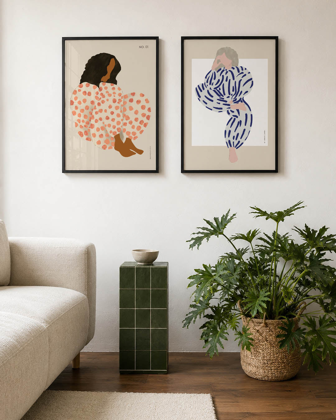 Vlekken en vormen Posterset