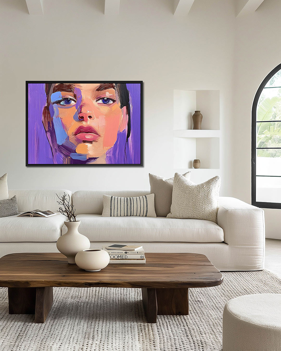 Portretkleuren Kunstwerk