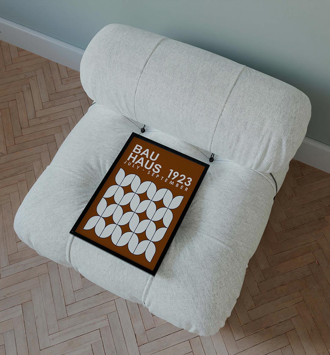 Vormritme en kleur Poster