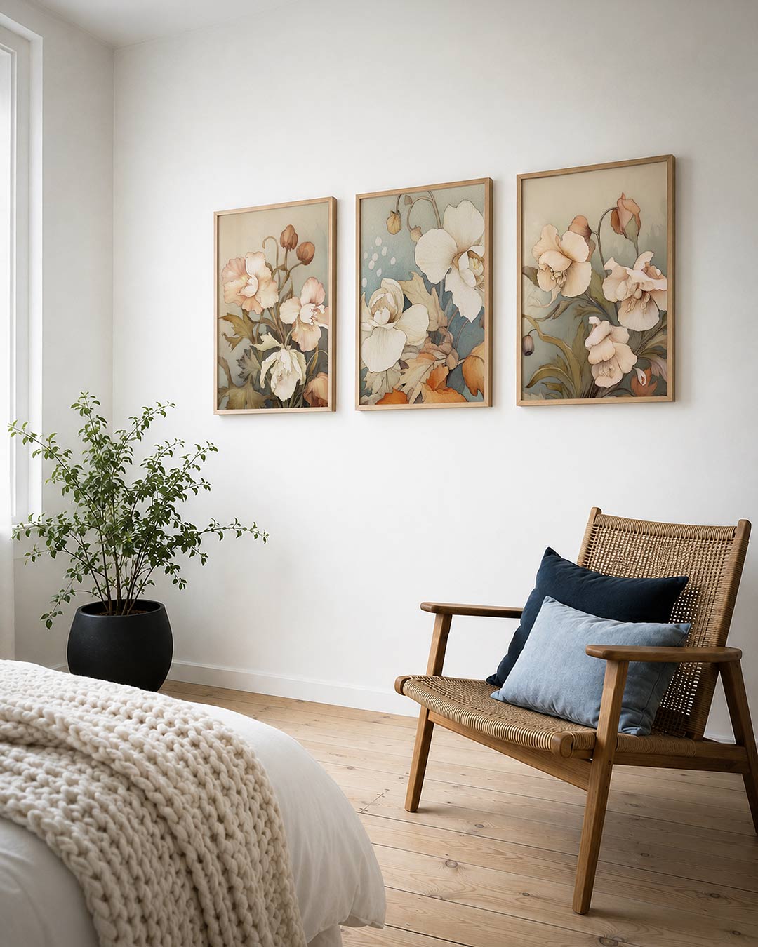Bloemrijke sereniteit Posterset