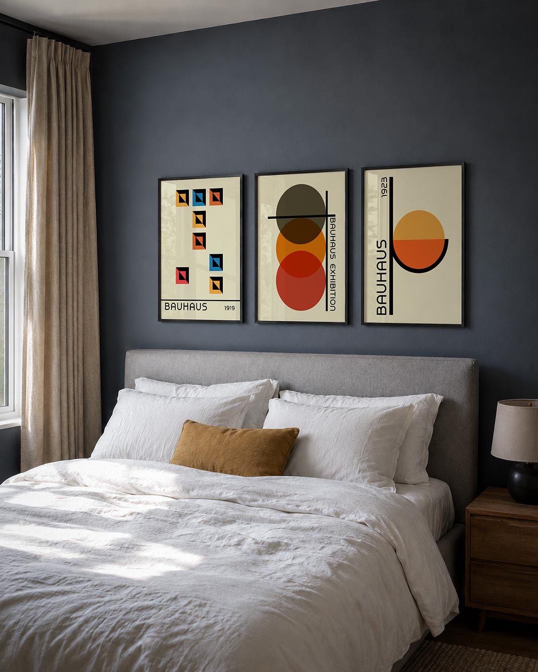 Kleurrijke vlakken Posterset