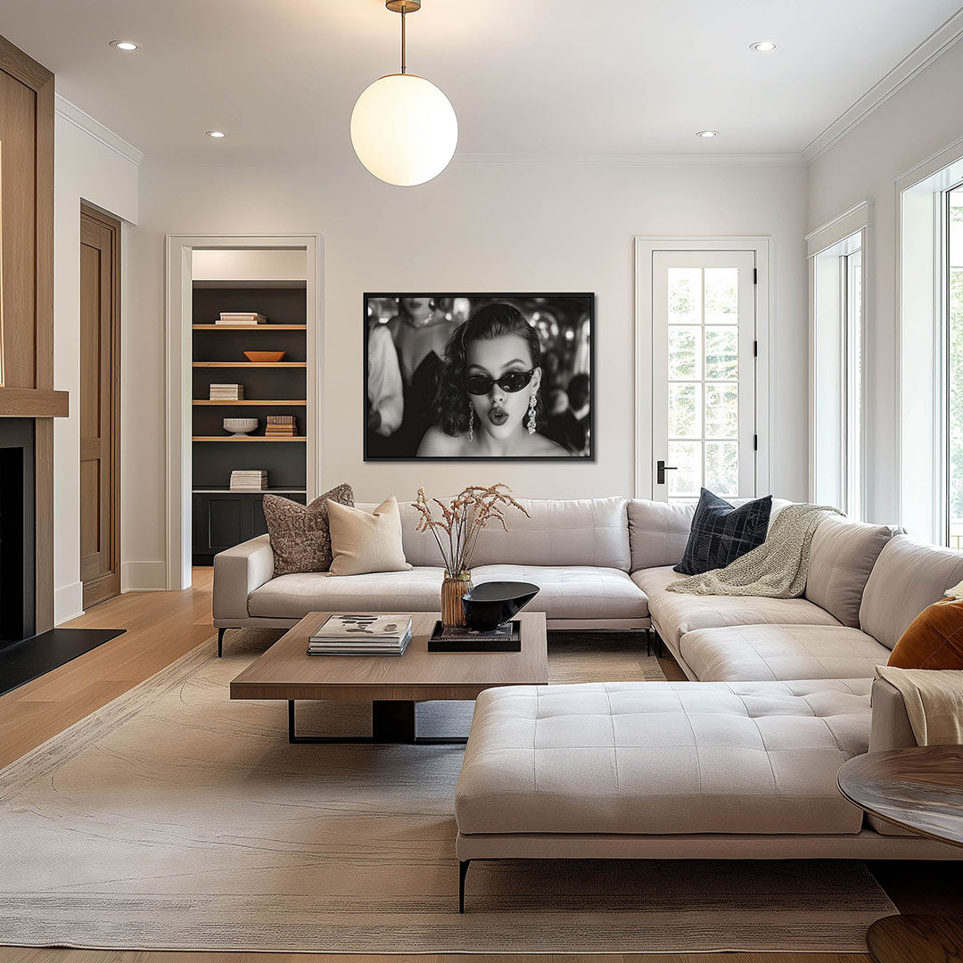Stijlvolle portretfotografie Kunstwerk