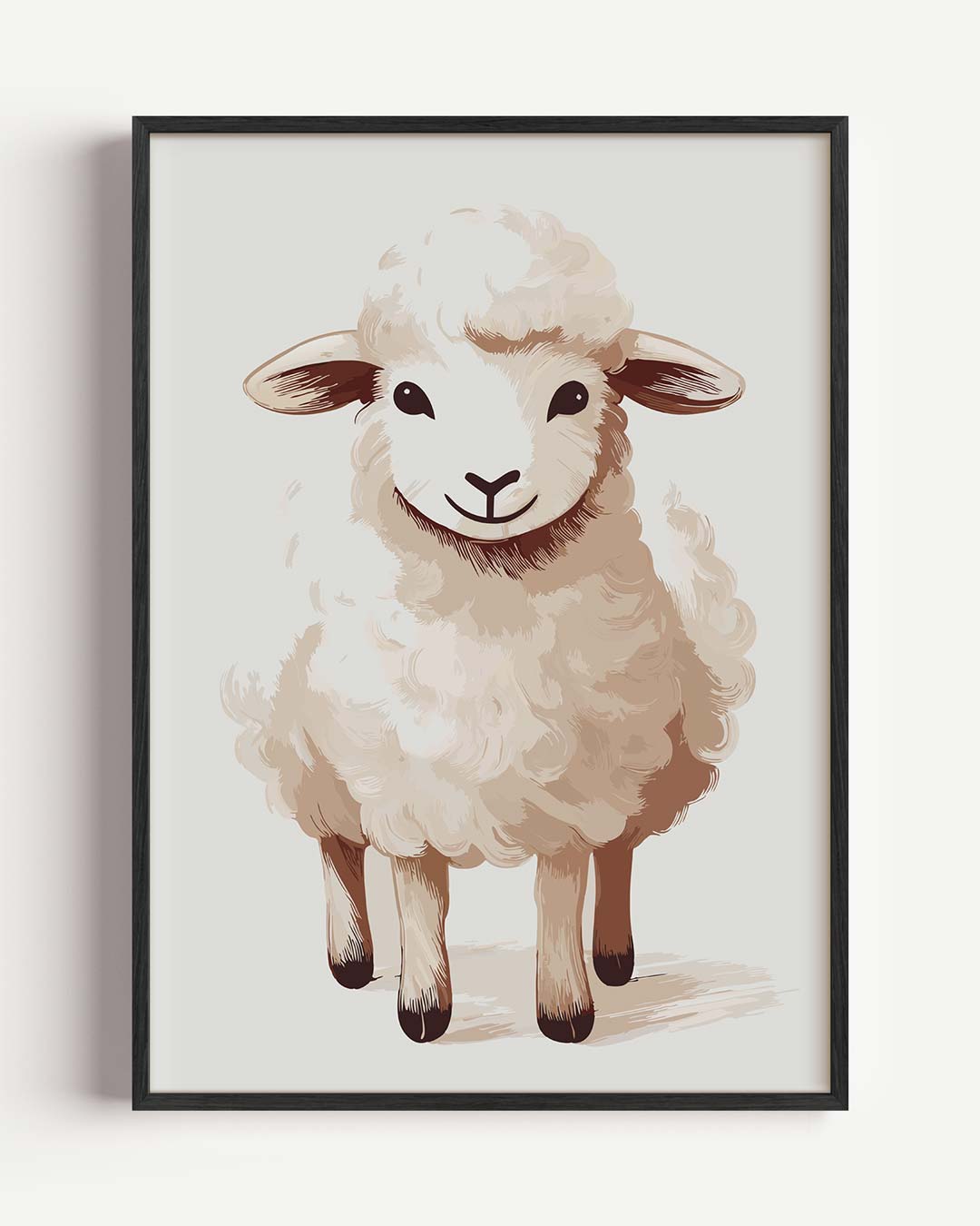 Schattige Lammetjesposter-WallArtistic