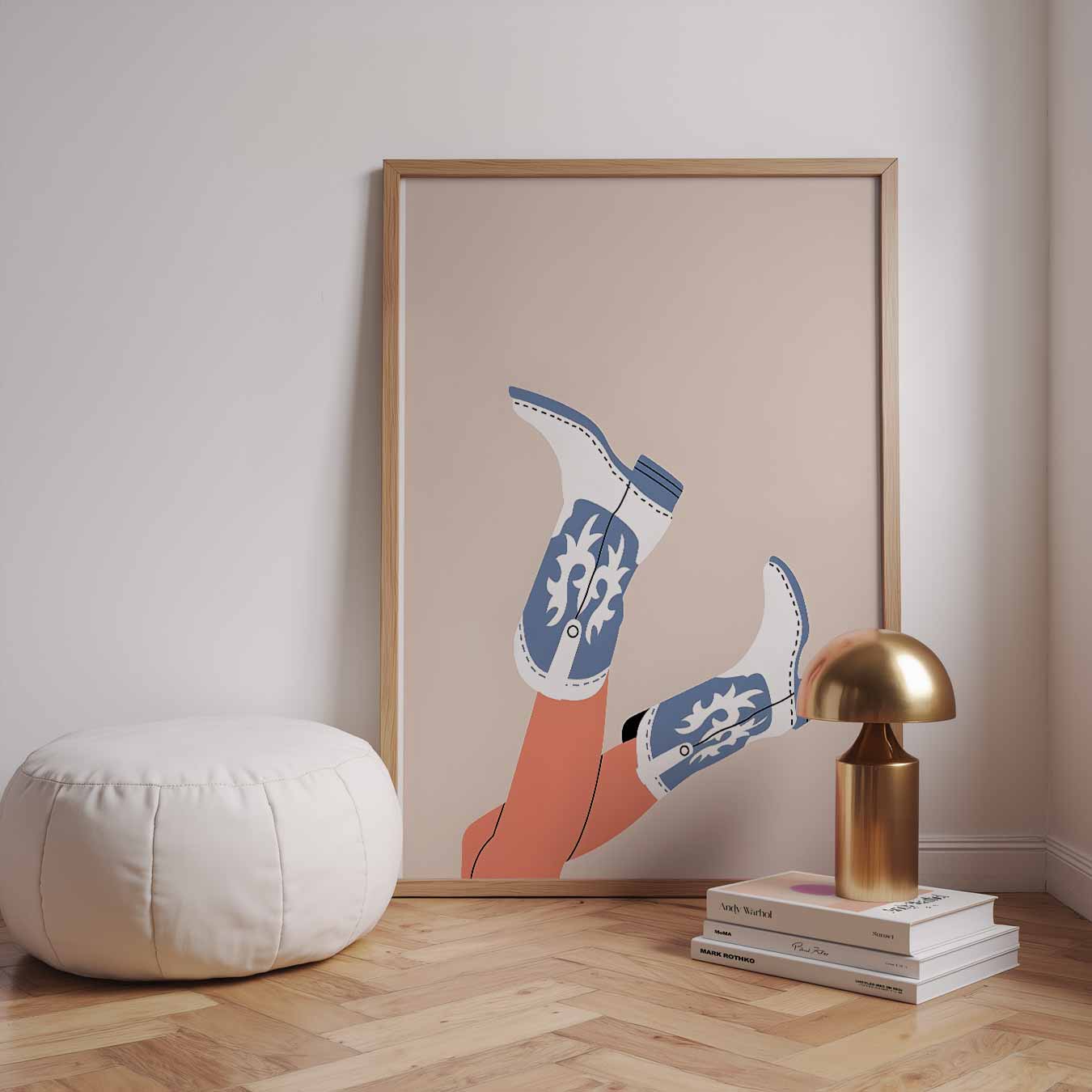 Western Chic Poster-WallArtistic