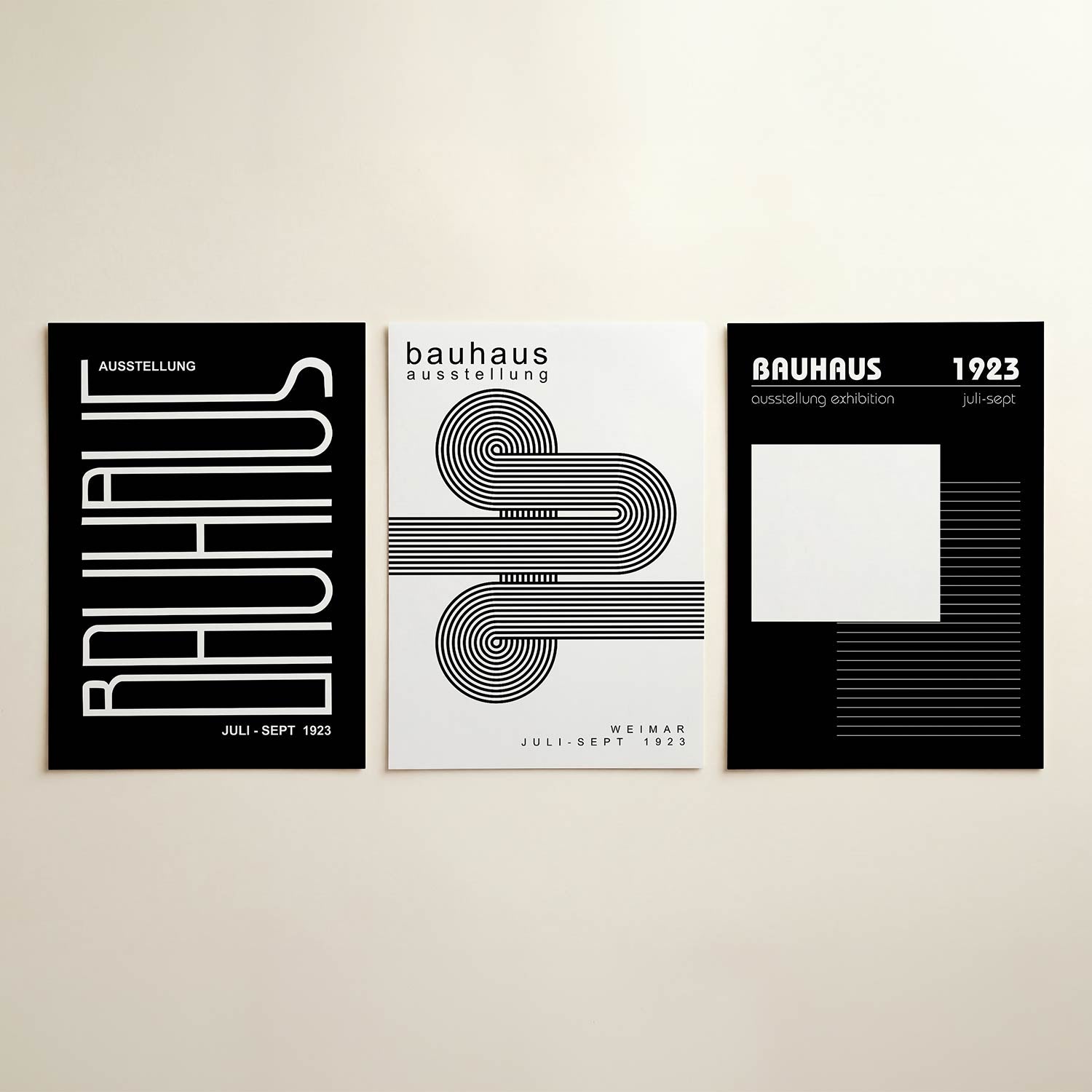 Lijnen en vlakken Posterset