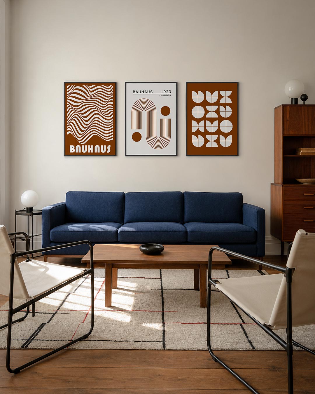 Golvend lijnenspel Posterset