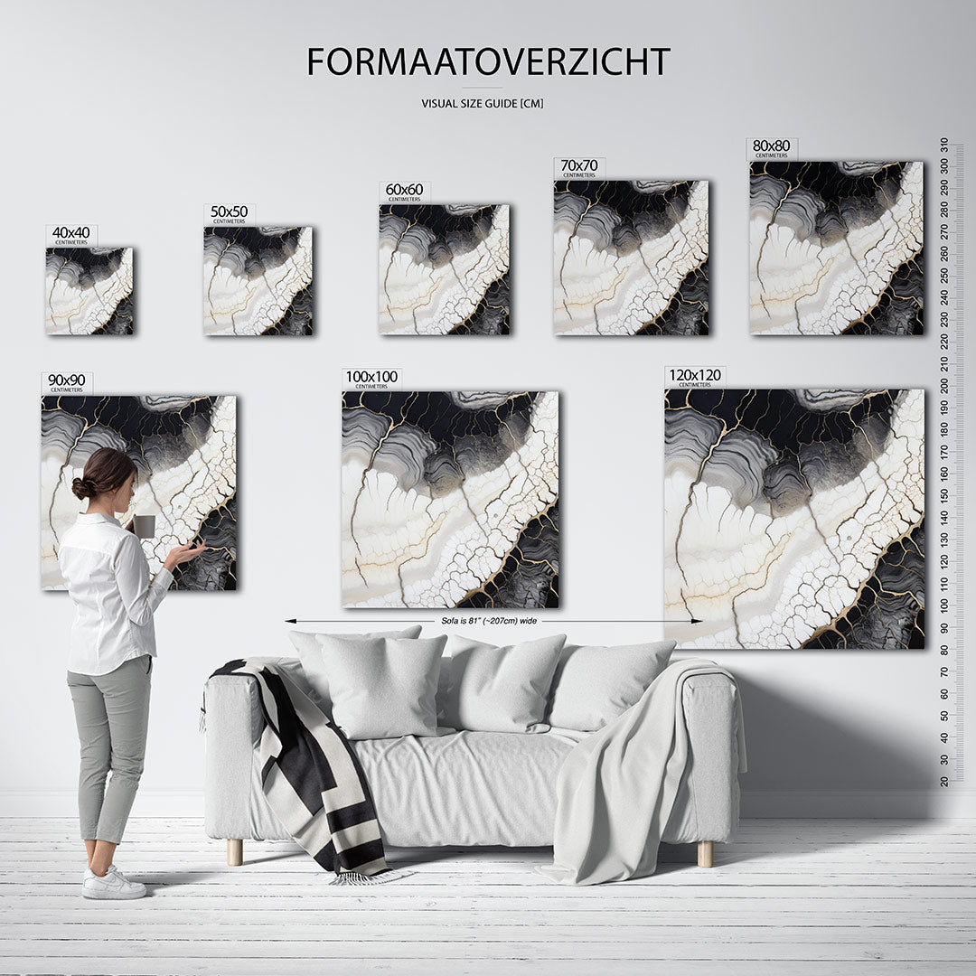 Organische lijnen Kunstwerk
