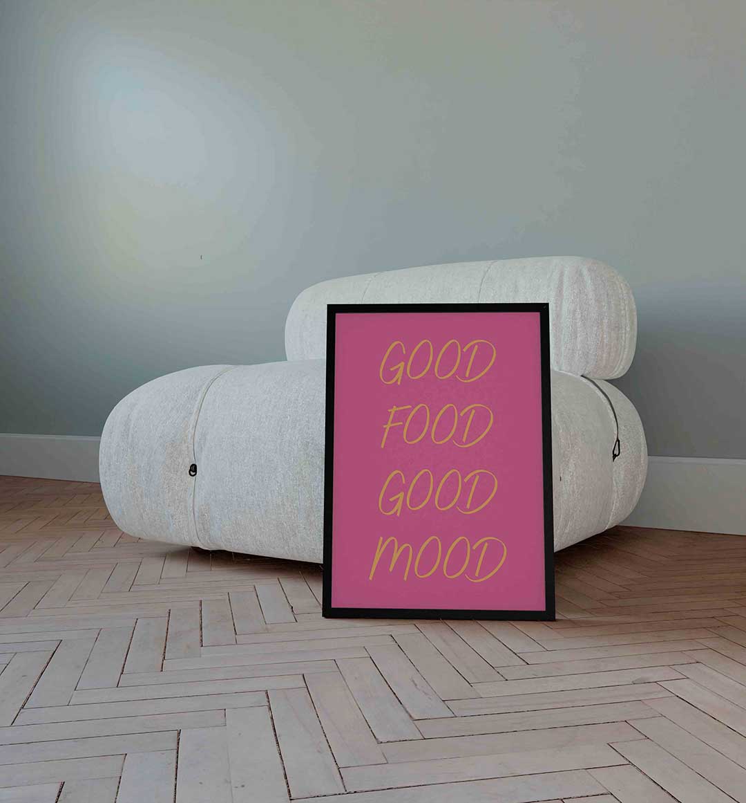 Good food good mood Poster