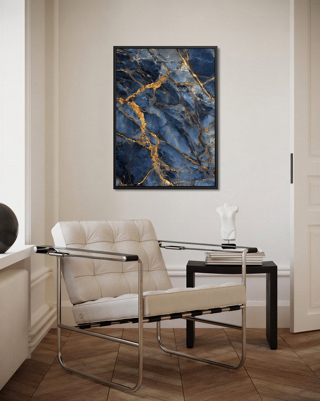Dynamische marmerstructuur Kunstwerk
