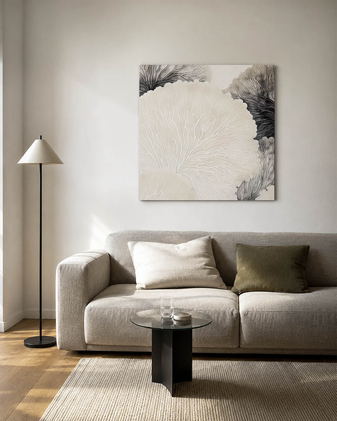 Organische lijnen Kunstwerk
