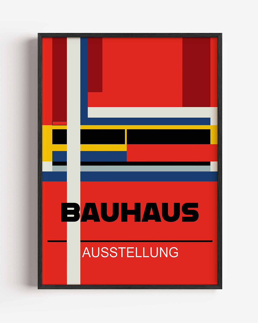 Kleurvlakken en lijnen Poster