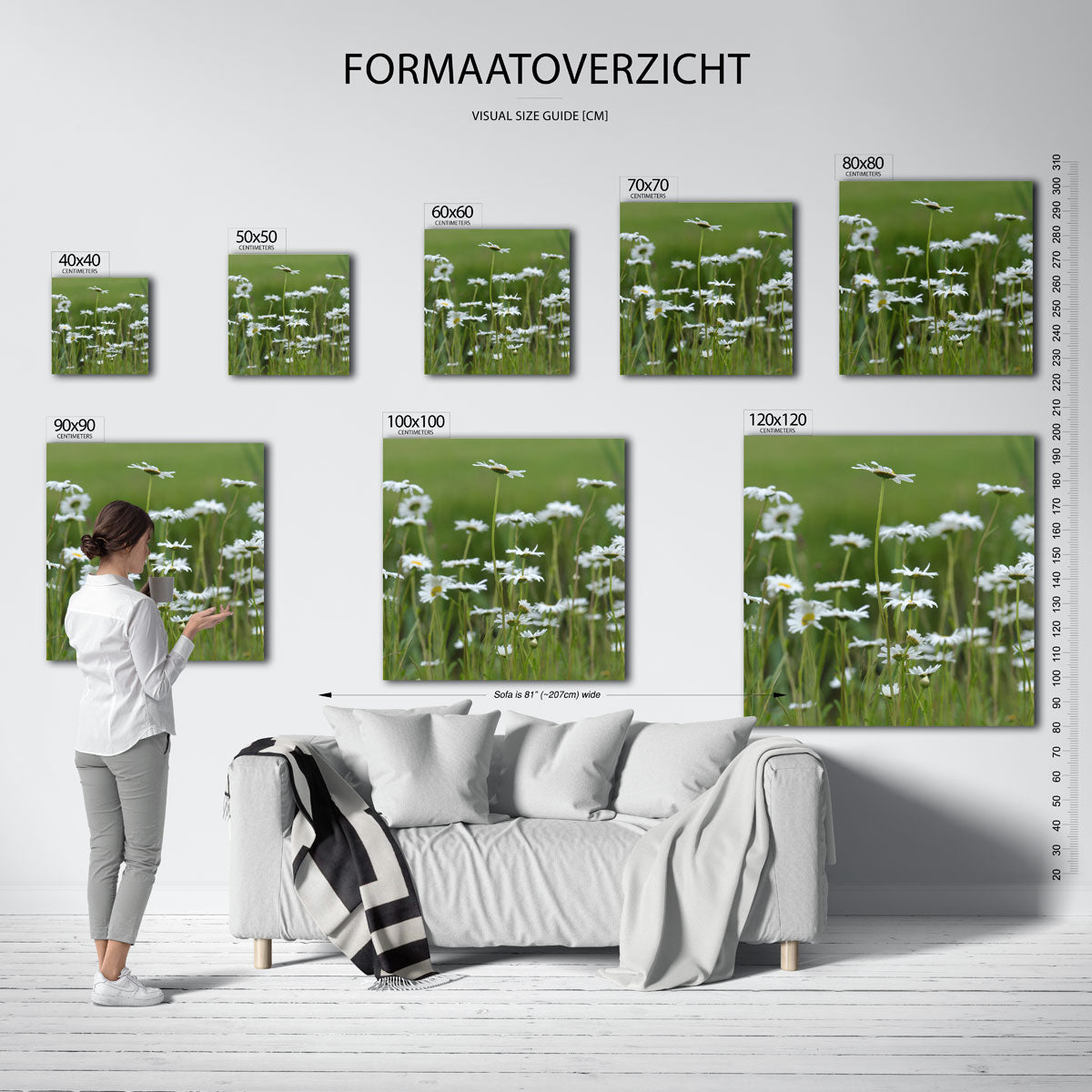Bloemenweide Kunstwerk