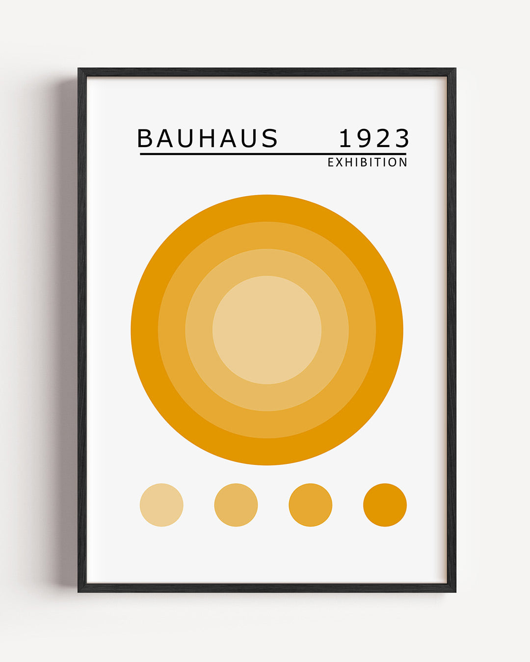 Cirkelvormen en kleur Poster