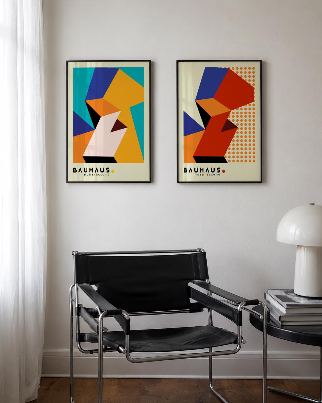Vormen en kleurvlakken Posterset