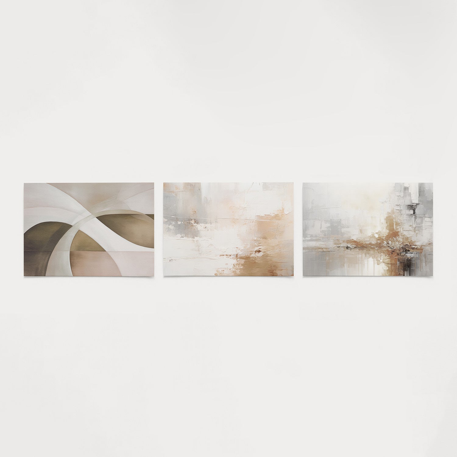 Zachte kleurvlakken Posterset