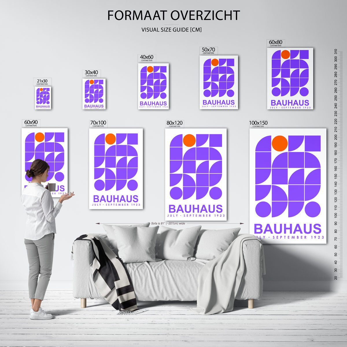 Vormen en vlakken Poster
