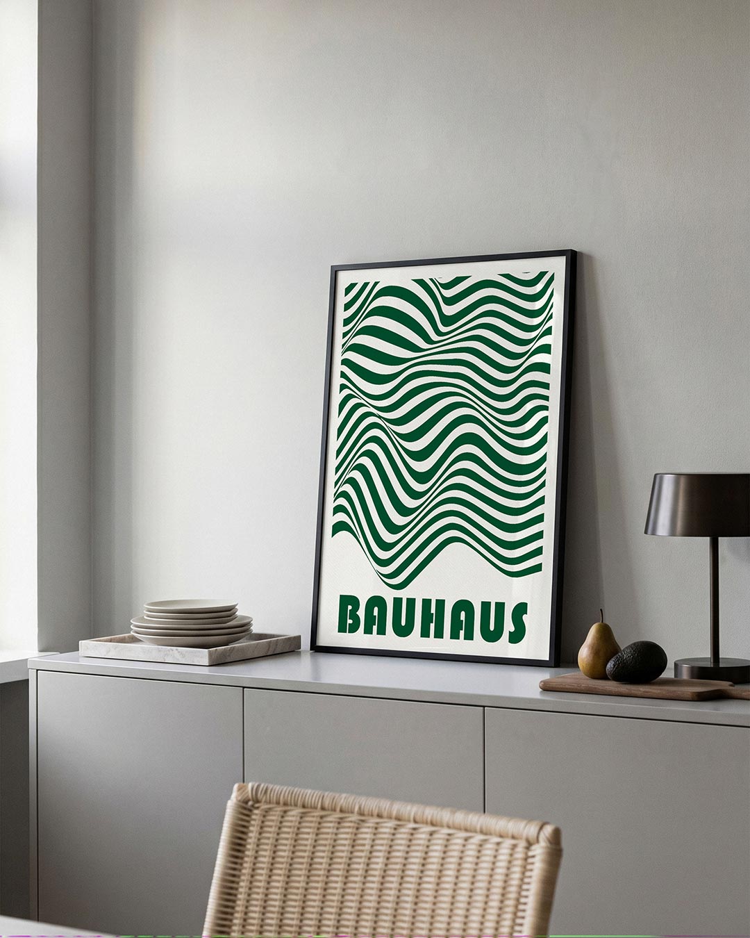 Golvend lijnenspel Poster