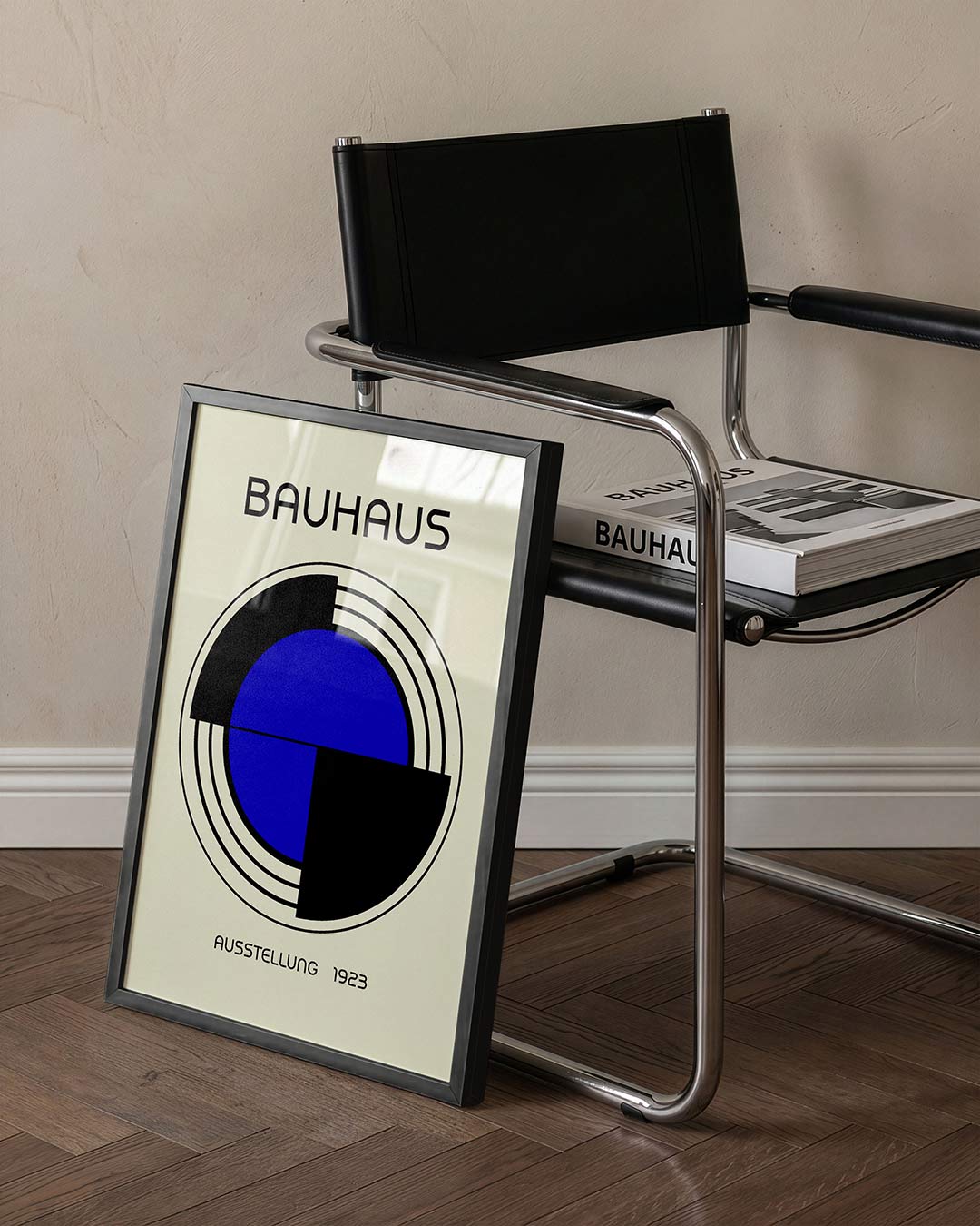 Cirkel en lijnen Poster