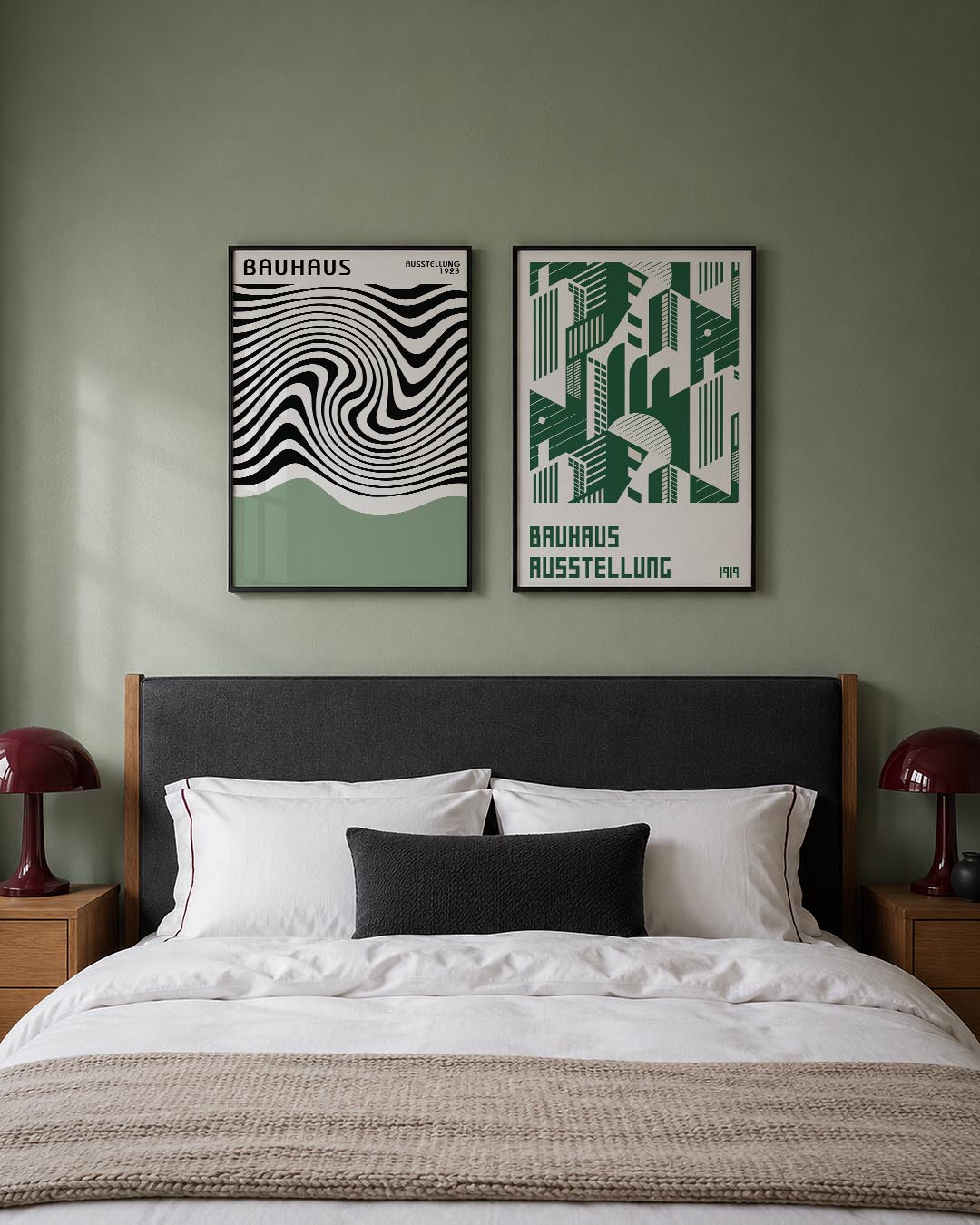 Golvende lijnen Posterset