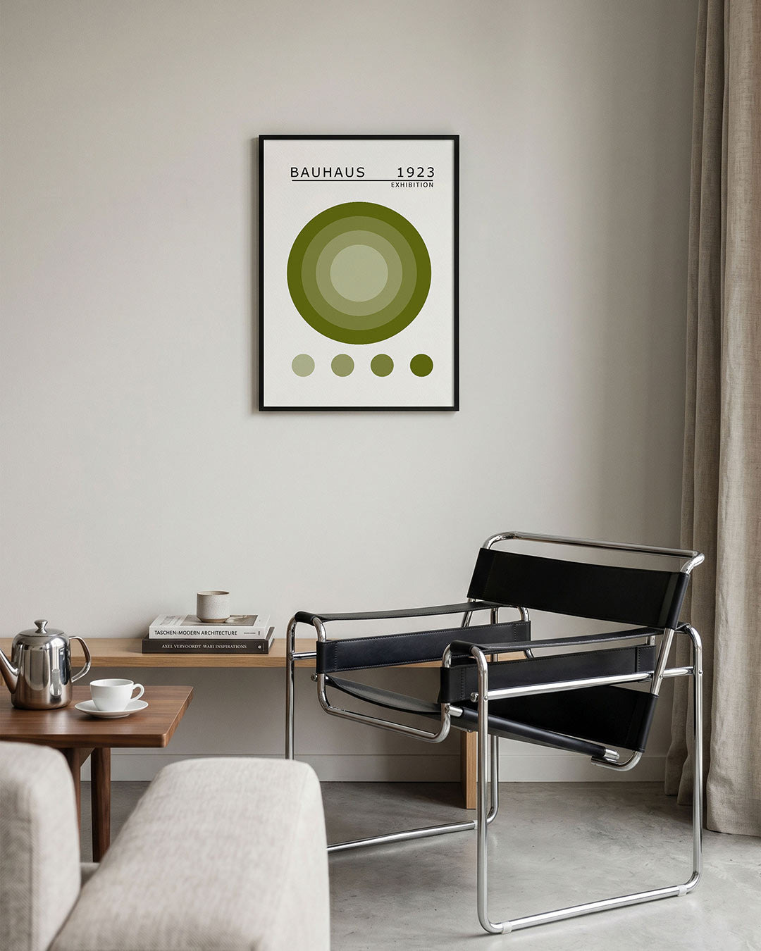 Cirkelritme groen Poster