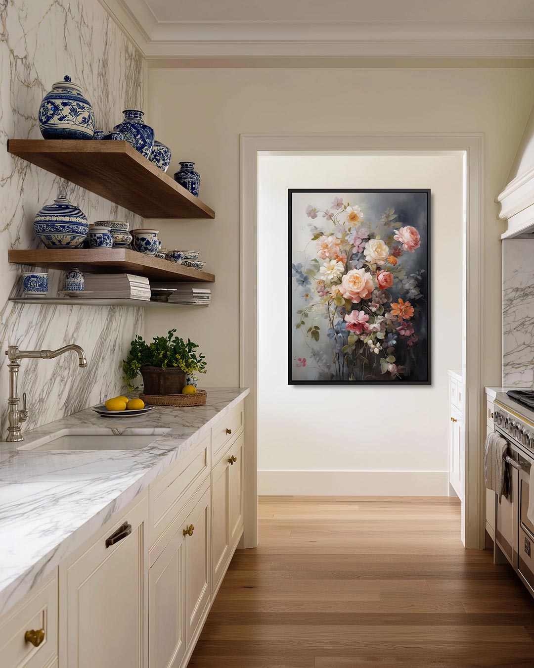 Bloemencompositie Kunstwerk