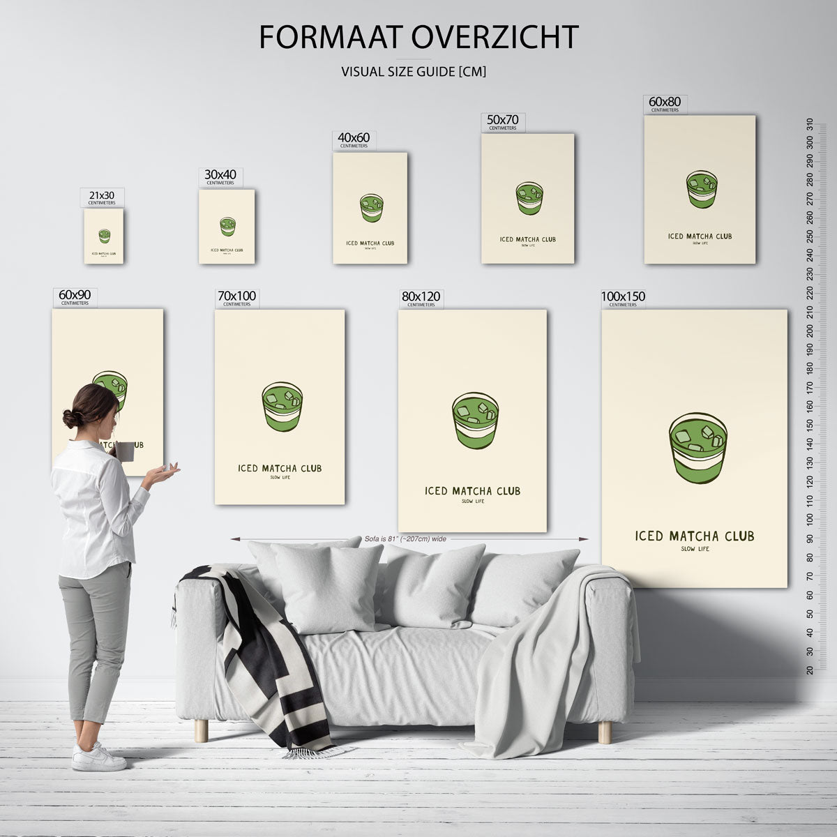 Iced matcha club Poster