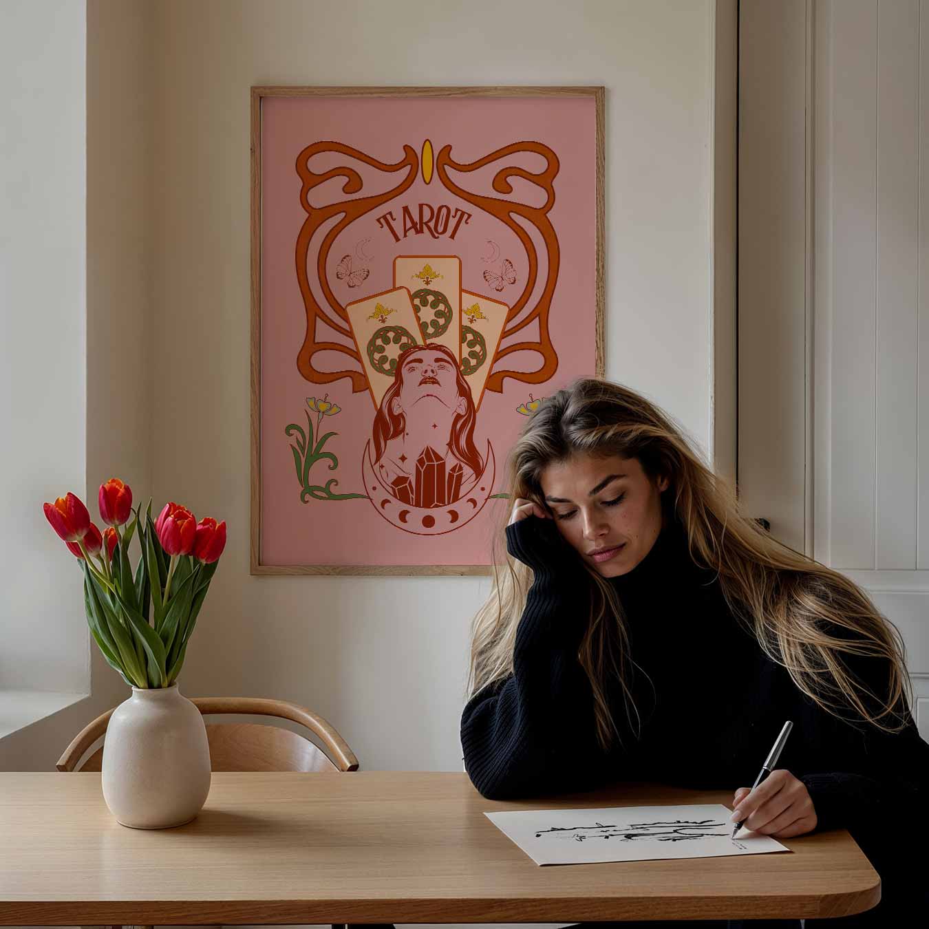Mystieke Tarot Kunstposter-WallArtistic
