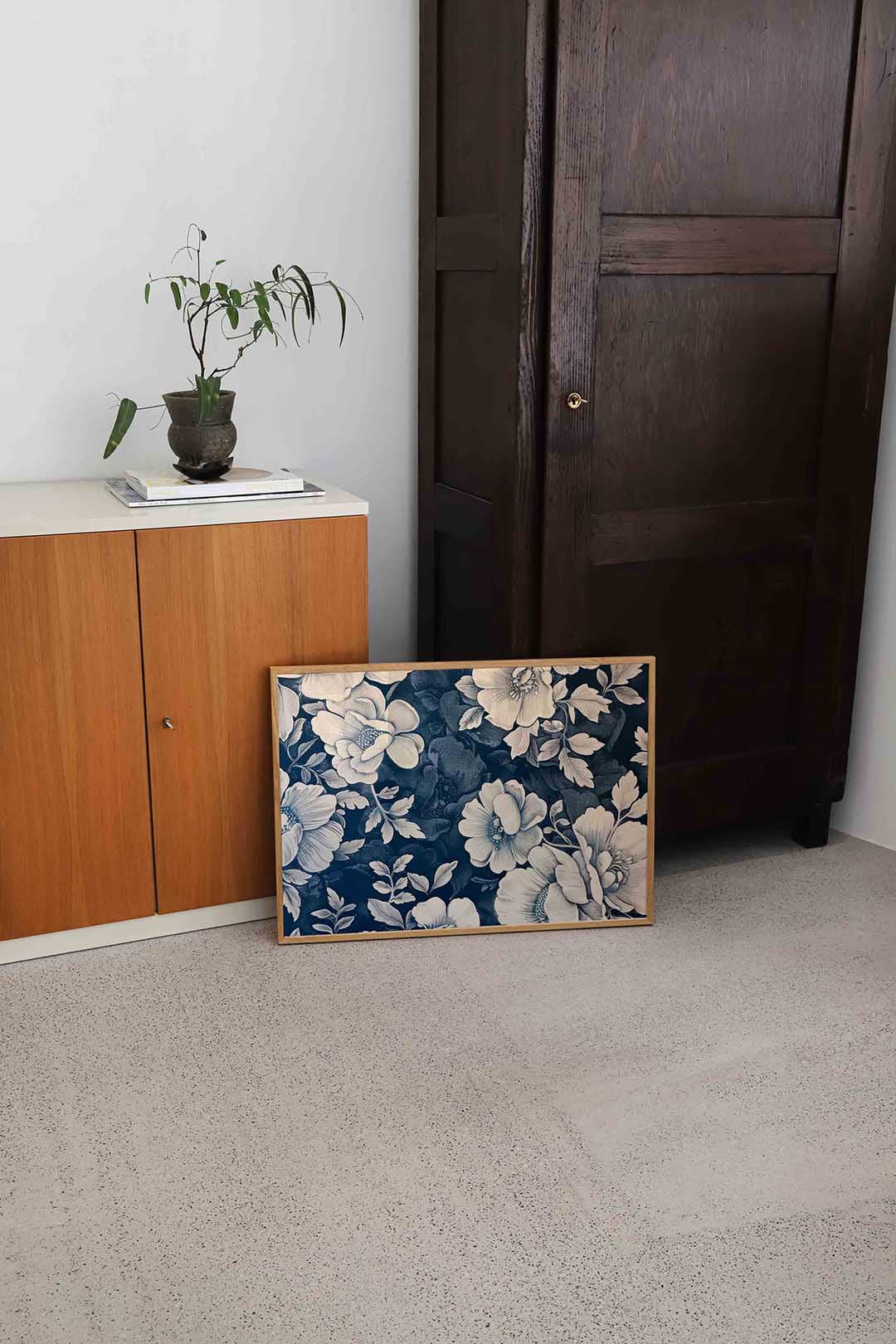Bloemen en bladeren Poster