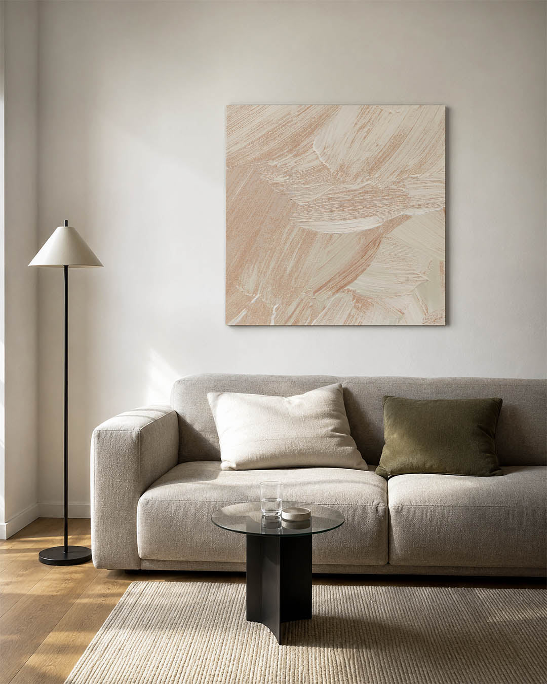 Zachte penseelstreken Kunstwerk