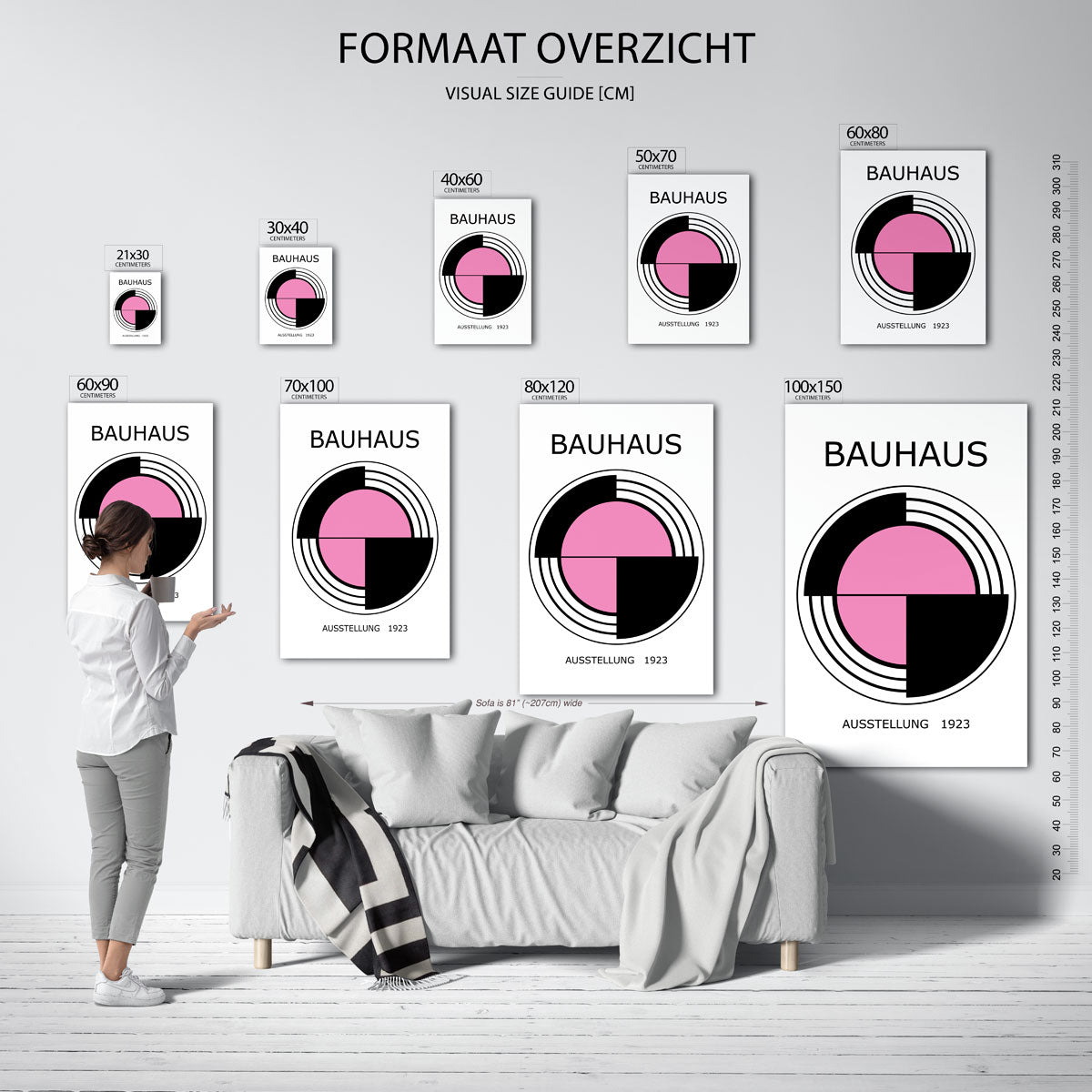 Cirkelstructuur Poster