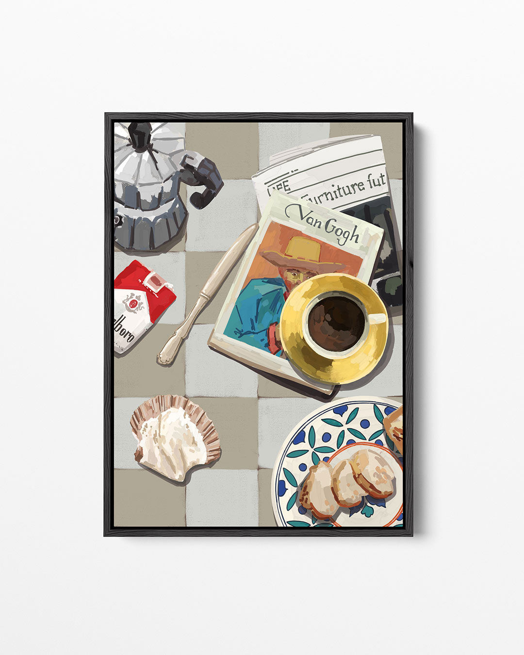 Dagelijkse tafelsetting Kunstwerk