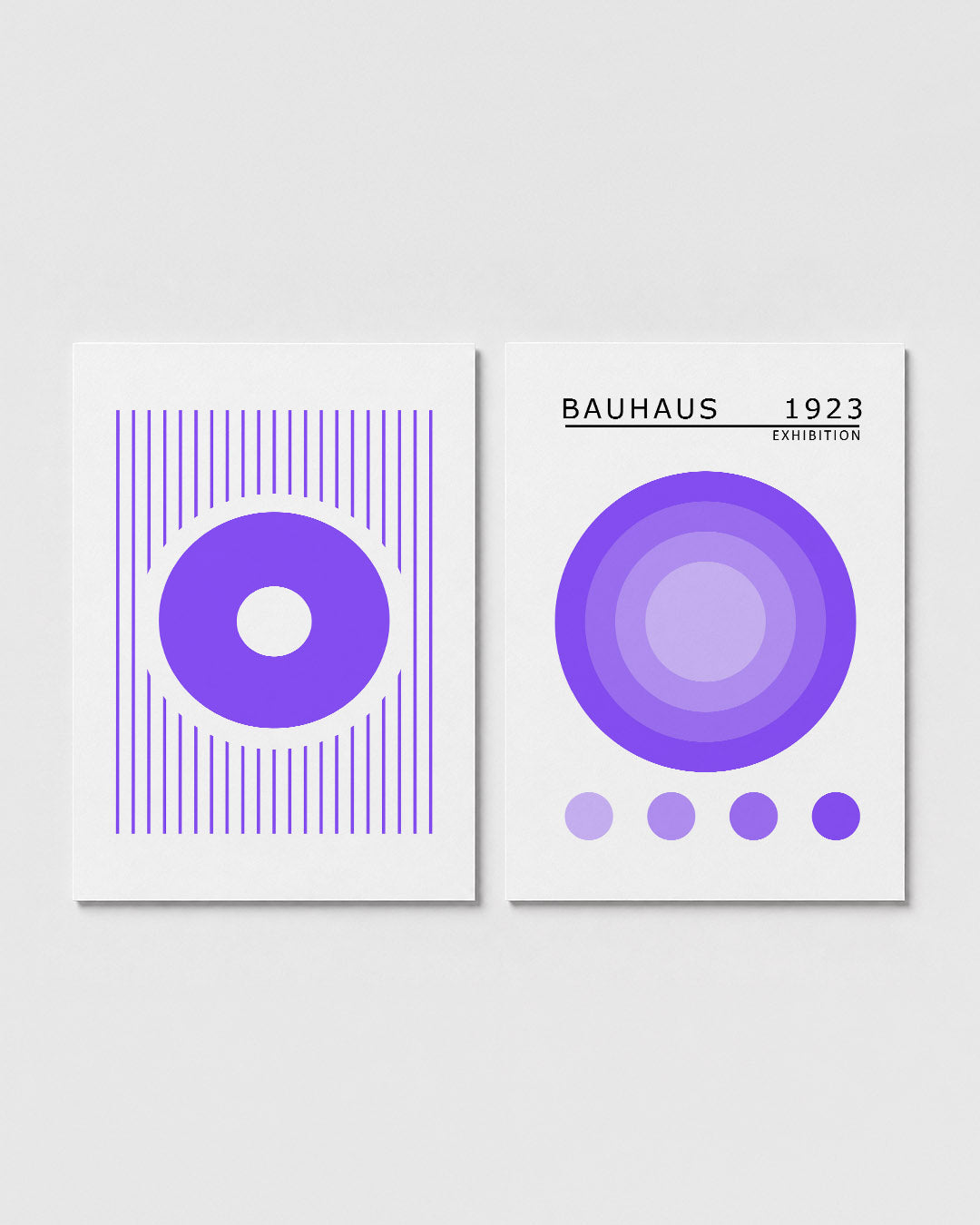 Cirkel en lijnen Posterset
