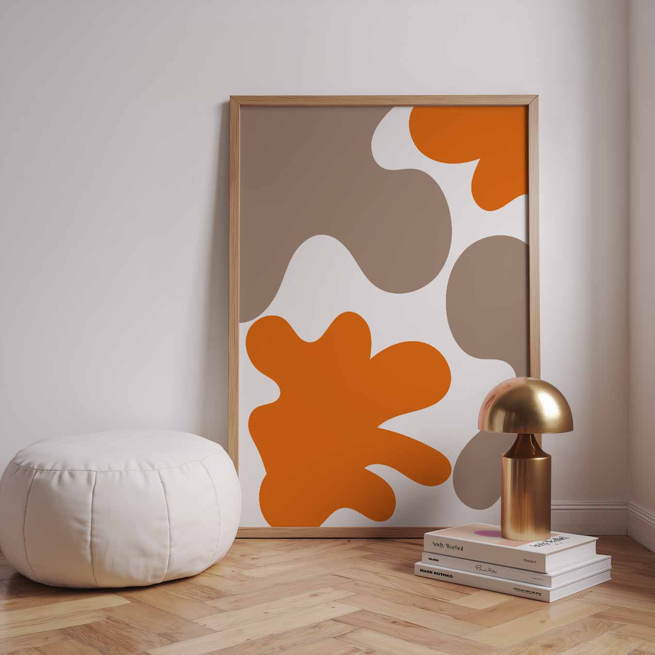 Retro Vormen Speelsheid Poster-WallArtistic