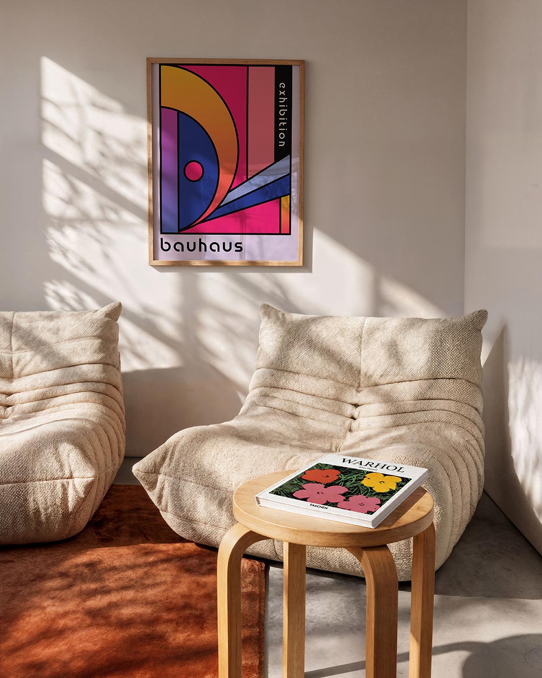 Vormen en kleurvlakken Poster