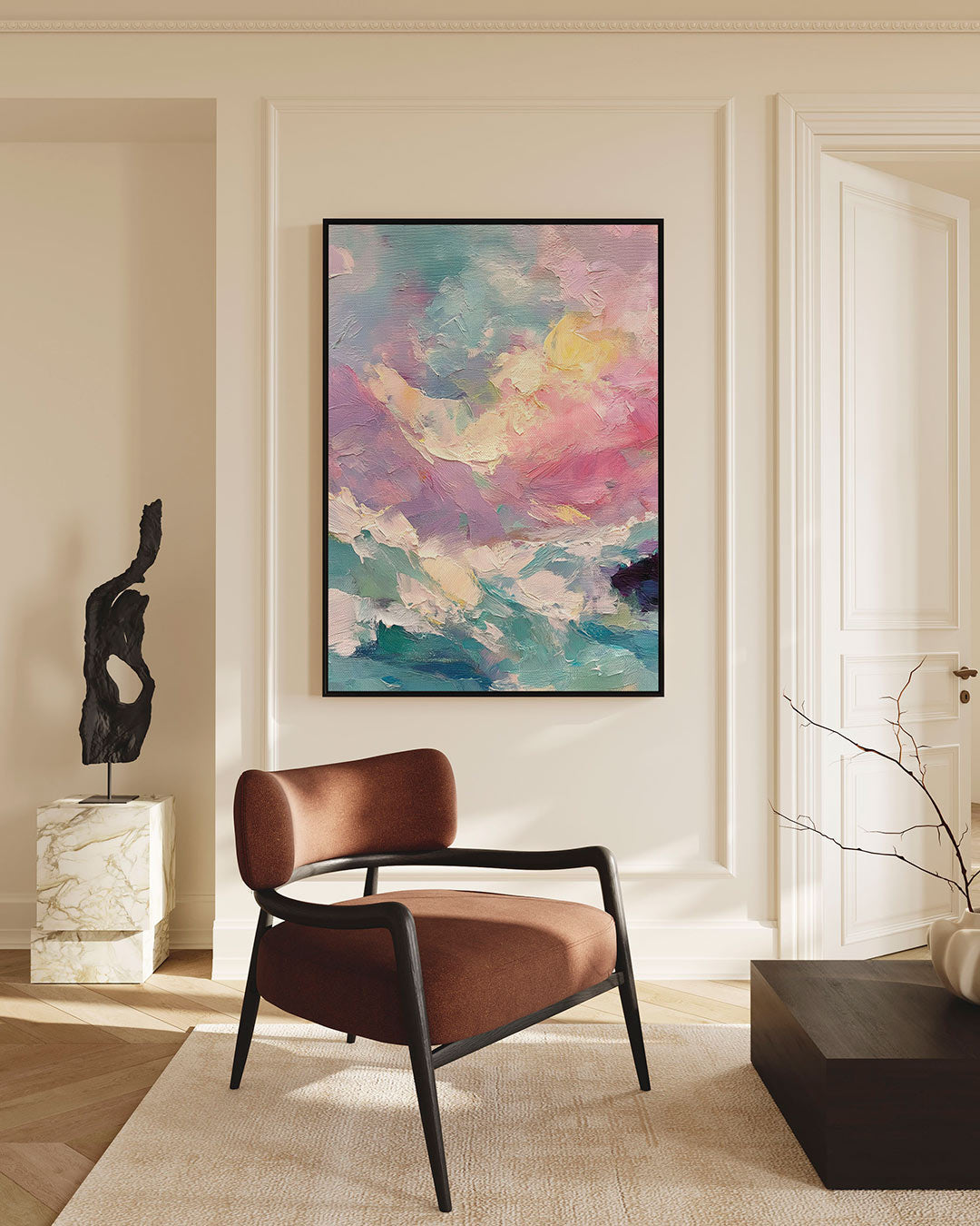 Dromerige kleurenexplosie Kunstwerk
