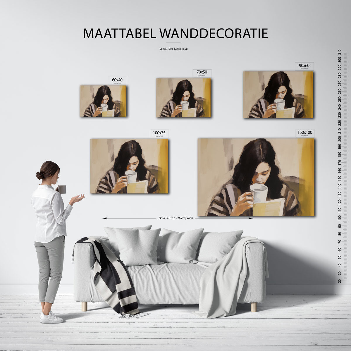 Intieme leesmoment Kunstwerk