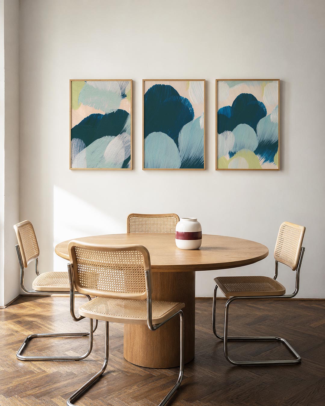 Kleurvlakken harmonie Posterset